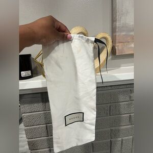 Gucci White Bag Dust bag
